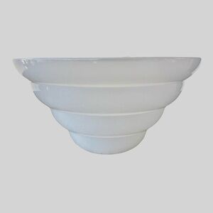 Kosta Boda Sweden Translucent White Glass Bowl 9.5" Orig Tag Pristine